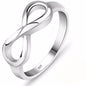 .Alloy Silver Plated Infinity Ring - Gadgets and Fun Stuff