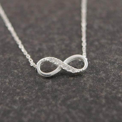 .Infinity Crystal Pendant Necklace - Gadgets and Fun Stuff