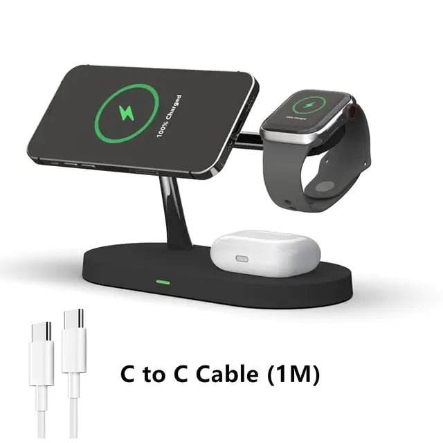 3-in-1 Wireless Magsafe Charger Stand - Gadgets and Fun Stuff