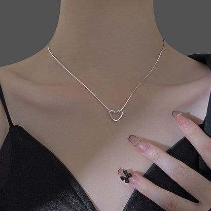 'Fashion' Titanium hollow heart design all-match necklace - Gadgets and Fun Stuff