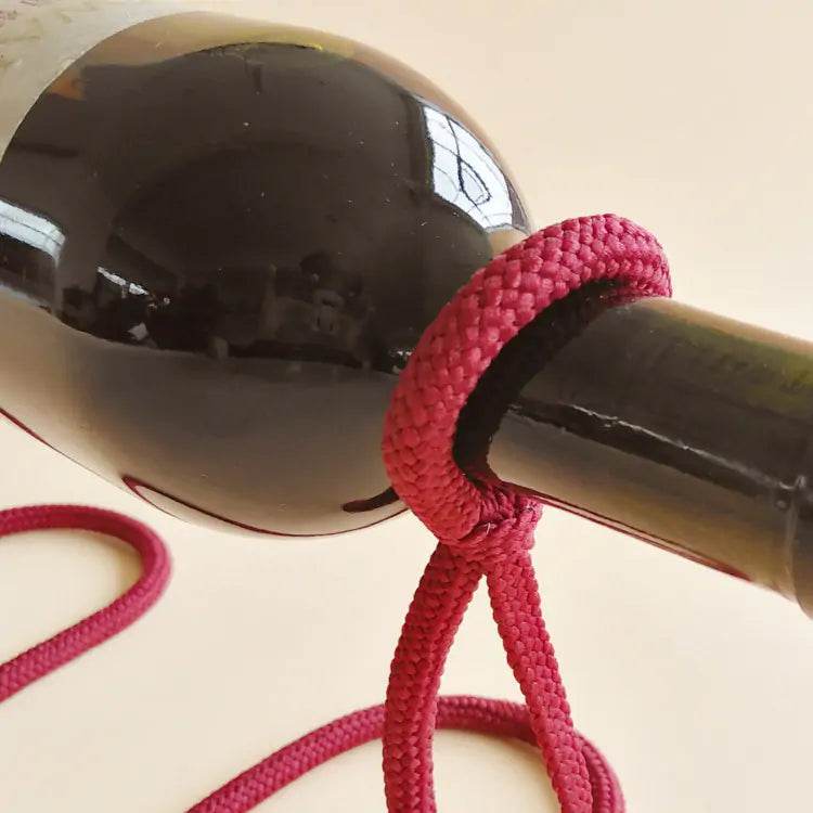 Suspended Rope Wine Bottle - Gadgets and Fun Stuff