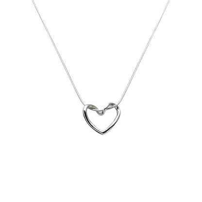 'Fashion' Titanium hollow heart design all-match necklace - Gadgets and Fun Stuff