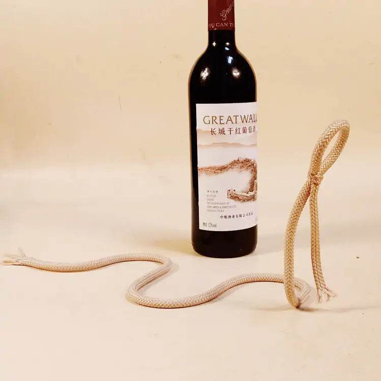 Suspended Rope Wine Bottle - Gadgets and Fun Stuff