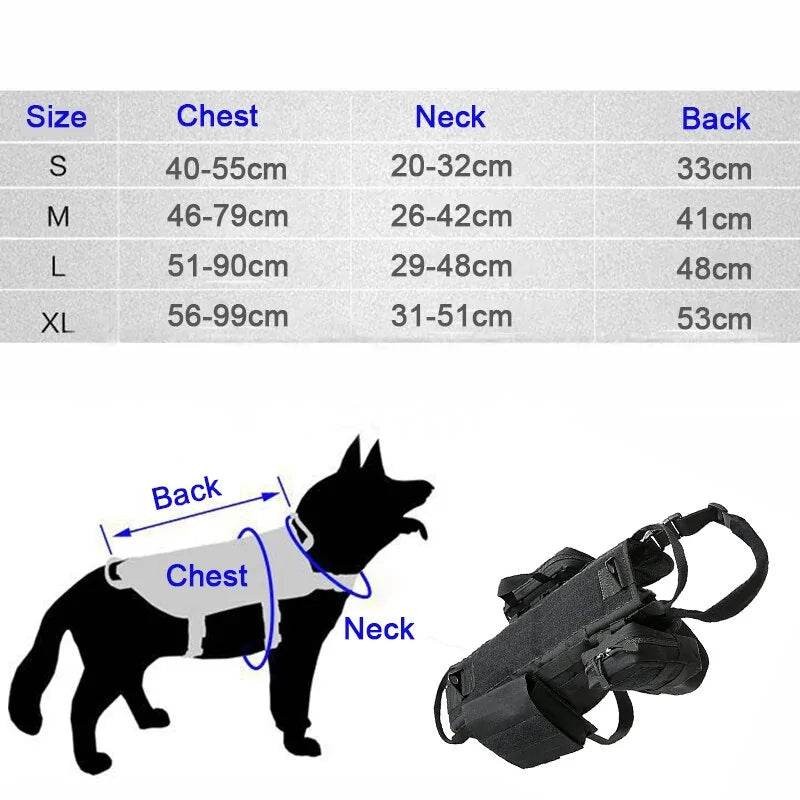 Tactical Military Dog Harness - Gadgets and Fun Stuff