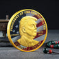 *New Fashion Trump Commemorative Coin Bitcoin Commemorative Medal Scenic Area Coin Home Activity Decoration Gift