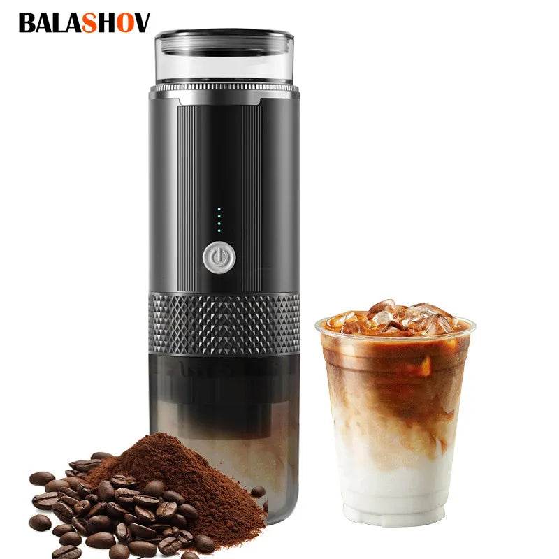 *Wireless Espresso Machine Travel Coffee Maker Small Rechargeable Coffee Machine for Camping RV Hiking Capsul Suitable - Gadgets and Fun Stuff