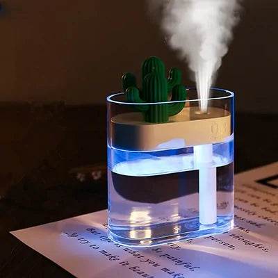 Ultrasonic Air Humidifier Clear Cactus - Gadgets and Fun Stuff