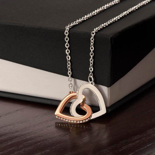 "Interlocking Hearts" Necklace - Gadgets and Fun Stuff