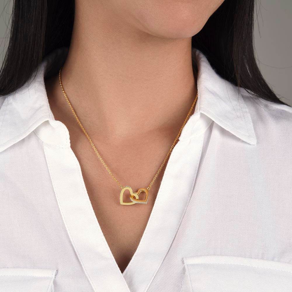 "Interlocking Hearts" Necklace - Gadgets and Fun Stuff