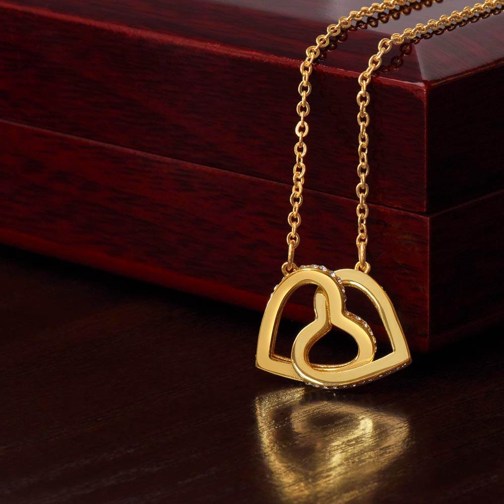 "Interlocking Hearts" Necklace - Gadgets and Fun Stuff