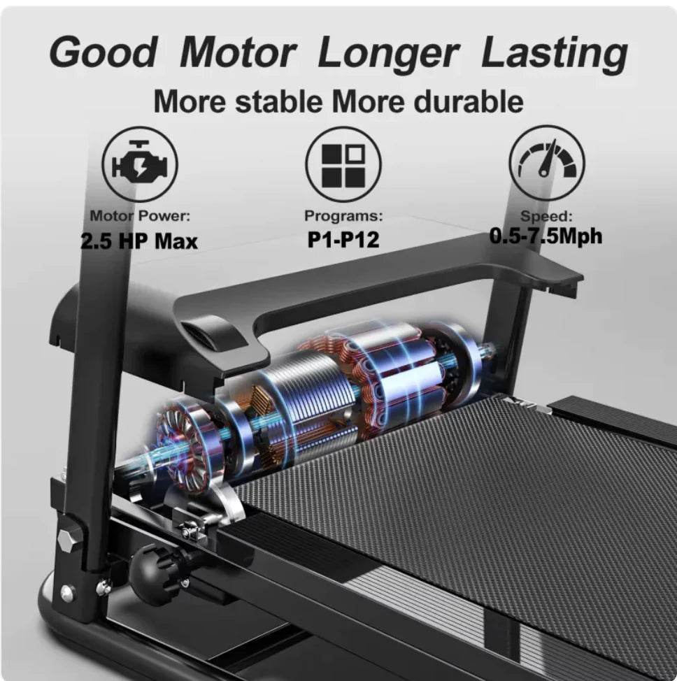 Folding Treadmill with Pulse Sensor - Gadgets and Fun Stuff