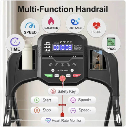 Folding Treadmill with Pulse Sensor - Gadgets and Fun Stuff