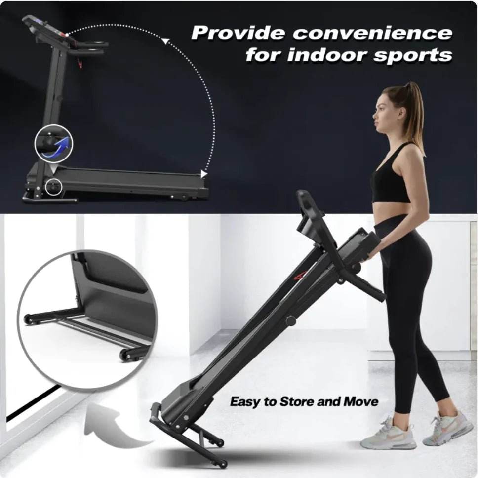 Folding Treadmill with Pulse Sensor - Gadgets and Fun Stuff