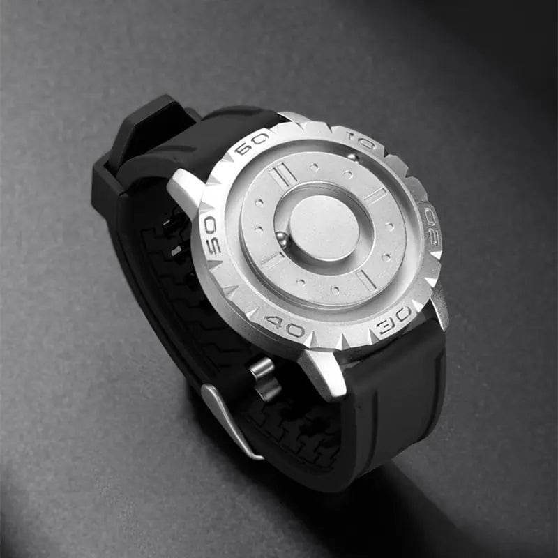 Iron Ball Magnetic Pointer Men's Watch - Gadgets and Fun Stuff