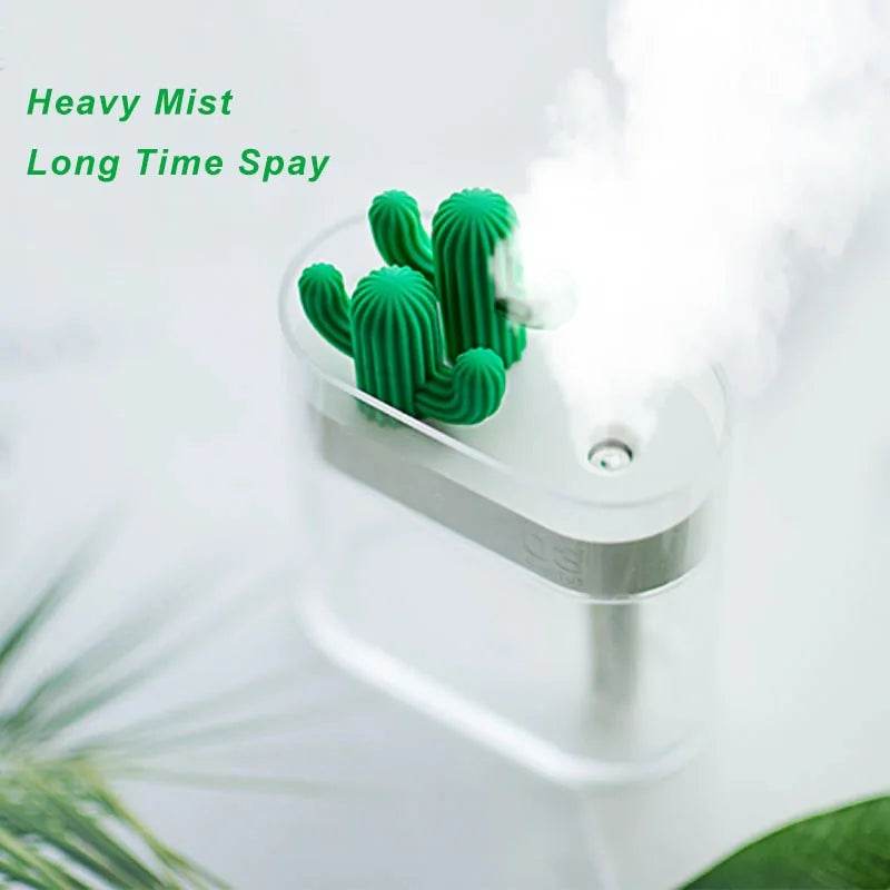 Ultrasonic Air Humidifier Clear Cactus - Gadgets and Fun Stuff