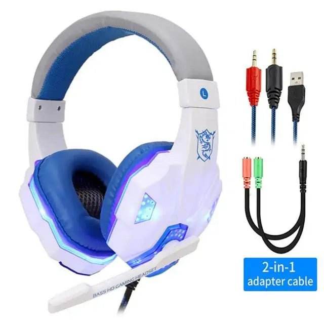 LED Light Wired Gamer Headset - Gadgets and Fun Stuff