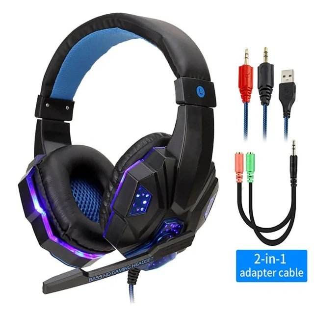 LED Light Wired Gamer Headset - Gadgets and Fun Stuff