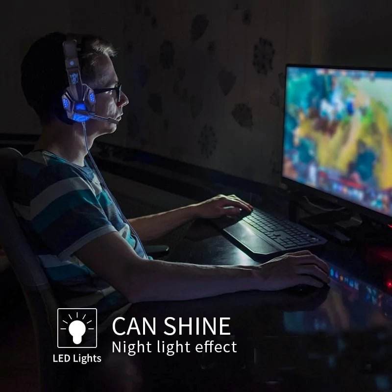 LED Light Wired Gamer Headset - Gadgets and Fun Stuff