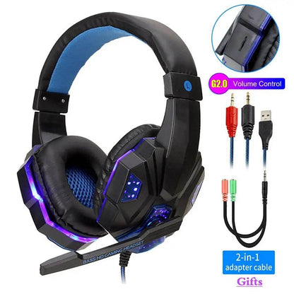 LED Light Wired Gamer Headset - Gadgets and Fun Stuff