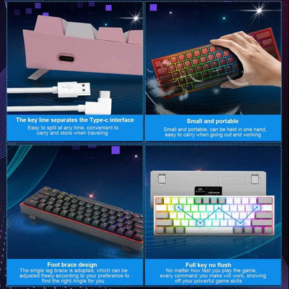 Mini Mechanical Gaming Wired Keyboard - Gadgets and Fun Stuff