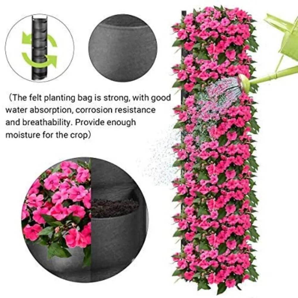 Vertical Hanging Garden Flower Pots - Gadgets and Fun Stuff